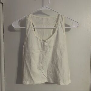 Minimalist Cream Tank Top for Women